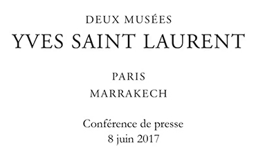 Yves Saint Laurent Conférence de presse